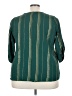 Cure 100% Polyester Green 3/4 Sleeve Blouse Size 3XL - photo 2
