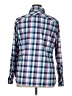 Ascend Plaid Blue Long Sleeve Blouse Size XL - photo 2