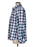 Ascend Plaid Blue Long Sleeve Blouse Size XL - photo 5
