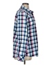 Ascend Plaid Blue Long Sleeve Blouse Size XL - photo 4