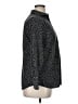 Chaps 100% Cotton Polka Dots Black Long Sleeve Blouse Size 1X - photo 4