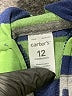 Carter's 100% Polyester Green Zip Up Hoodie 9-12 MO / 12 MO - photo 3