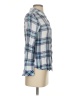 Rails 100% Rayon Plaid Blue Long Sleeve Button-Down Shirt Size XS - photo 4