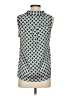 Covington 100% Polyester Teal Sleeveless Blouse Size S - photo 2