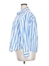 Maurices Stripes Blue Long Sleeve Button-Down Shirt Size XXL - photo 5