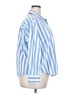 Maurices Stripes Blue Long Sleeve Button-Down Shirt Size XXL - photo 4