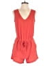 Zara Solid Orange Romper Size XS - photo 1
