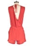 Zara Solid Orange Romper Size XS - photo 2