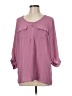 Cathy Purple 3/4 Sleeve Blouse Size M - photo 1