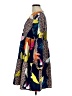 Unbranded Print Blue Casual Dress Size M - photo 5