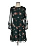Madewell 100% Polyester Floral Teal Casual Dress Size 4 - photo 1