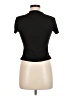 Shein Black Short Sleeve Turtleneck Size 6 - photo 2