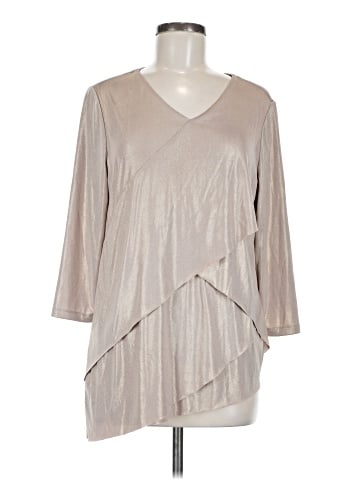 Travelers by Chico's 3/4 Sleeve Blouse (view 1)