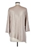 Travelers by Chico's Silver 3/4 Sleeve Blouse Size Med (1) - photo 2