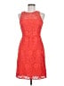 J.Crew Collection 100% Polyester Orange Cocktail Dress Size 2 - photo 1