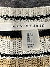 Max Studio 100% Cotton Stripes Ivory Pullover Sweater Size S - photo 7