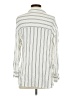 Mango Stripes Ivory Long Sleeve Blouse Size 4 - photo 2