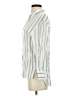 Mango Stripes Ivory Long Sleeve Blouse Size 4 - photo 5