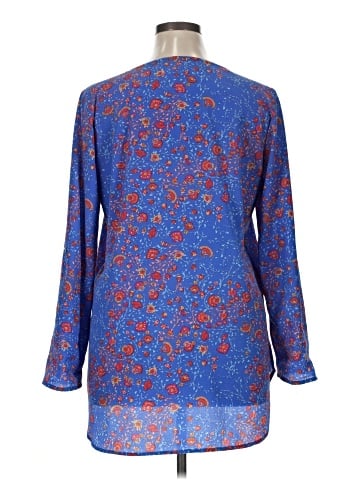 Bobeau 3/4 Sleeve Blouse (view 2)