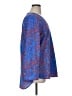 Bobeau Blue 3/4 Sleeve Blouse Size XL - photo 4