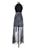 Vince Camuto 100% Polyester Graphic Silver Blue Cocktail Dress Size 2 - photo 2