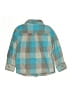 Healthtex Plaid Teal Long Sleeve Button-Down Shirt Size 4T - photo 2