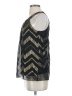 Iz Byer 100% Polyester Black Sleeveless Blouse Size S - photo 5