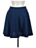 Coco Solid Blue Casual Skirt Size L - photo 1