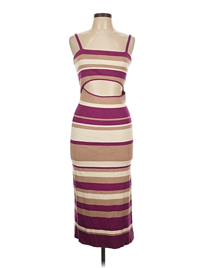 Pre-owned Mable Cocktail Dress In Burgundy