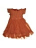 Unbranded Orange Dress Size 110 cm / US 5-6 - photo 1