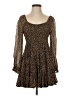 BILA 100% Rayon Animal Print Brown Cocktail Dress Size S - photo 1