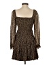 BILA 100% Rayon Animal Print Brown Cocktail Dress Size S - photo 2