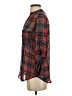 Xhilaration 100% Polyester Plaid Red 3/4 Sleeve Blouse Size P (petite) - photo 5