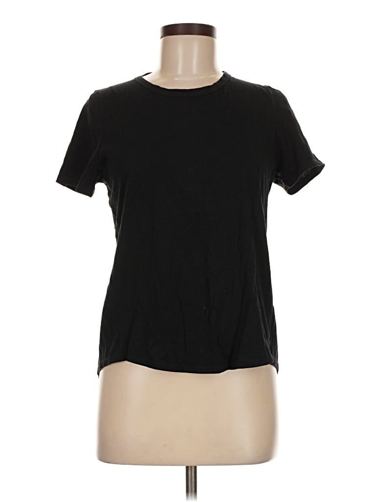 Pre-owned Veronica Beard Jeans Short Sleeve Top In Black