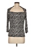 Worthington Black 3/4 Sleeve Top Size M - photo 1