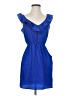 Kirra 100% Polyester Solid Blue Casual Dress Size S - photo 1