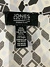 Jones New York 100% Polyester Print Silver Long Sleeve Blouse Size XL - photo 7