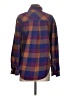 BDG 100% Cotton Plaid Purple Long Sleeve Button-Down Shirt Size XS - photo 2