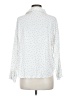 Zara Polka Dots White Long Sleeve Blouse Size M - photo 2