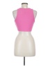 Zara Solid Pink Tank Top Size M - photo 2