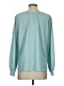 Candace Cameron Bure Teal Long Sleeve Blouse Size S - photo 2