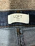 Ann Taylor LOFT Outlet Chevron-herringbone Blue Jeans Size 6 (petite) - photo 4