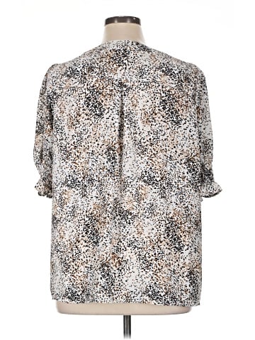 Jones New York Short Sleeve Blouse (view 2)