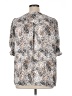 Jones New York 100% Polyester Animal Print Silver Short Sleeve Blouse Size 1X - photo 2