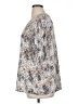 Jones New York 100% Polyester Animal Print Silver Short Sleeve Blouse Size 1X - photo 5