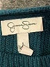 Jessica Simpson Solid Teal Pullover Sweater Size L - photo 7