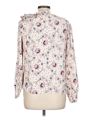 Rebecca Taylor Long Sleeve Silk Top (view 2)