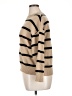 Shein Curve 100% Polyester Stripes Tan Turtleneck Sweater Size 0X - photo 5