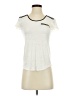 Armani Exchange Ivory Gray Short Sleeve Top Size XXS - photo 1