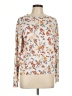 Lily White Ivory Long Sleeve T-Shirt Size L - photo 1